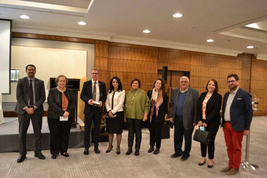 JONAF presents Al Nahda Localization Award to Anders Pedersen, UN Coordinator in Jordan