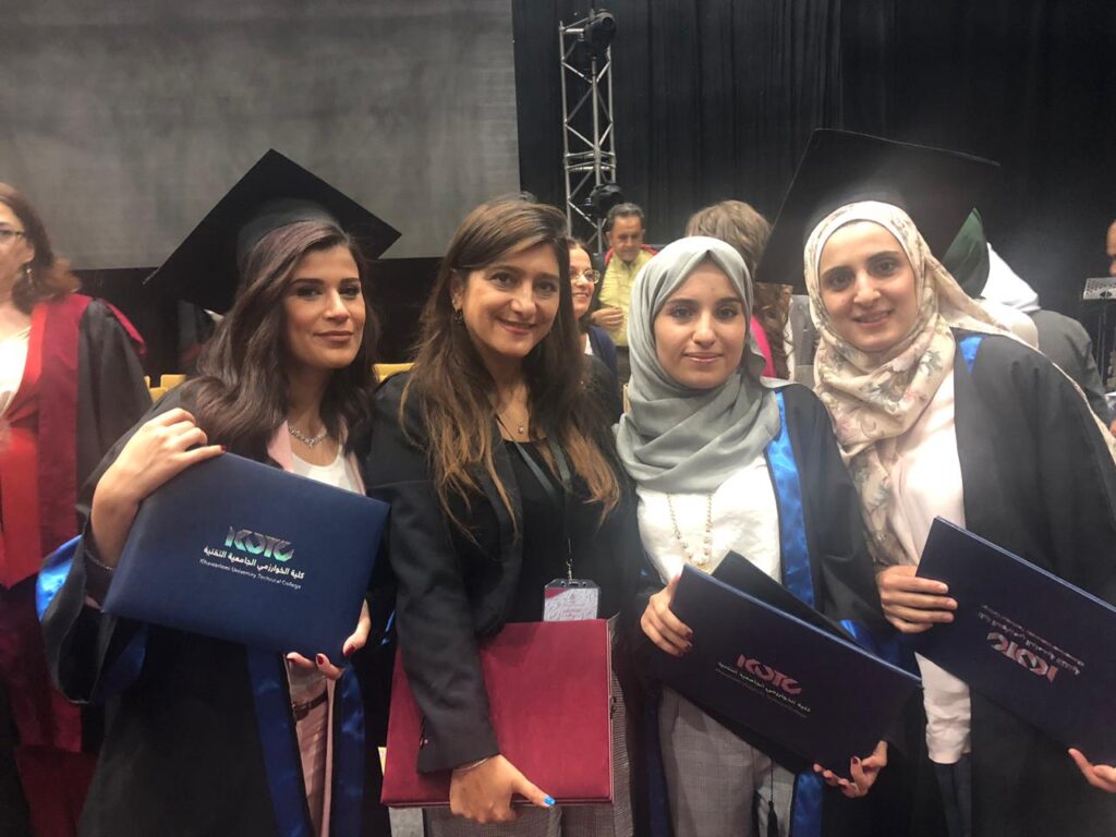 As part of ARDD’s vocational education project, 8 Students receive their vocational diploma from Al Khawarizmi College