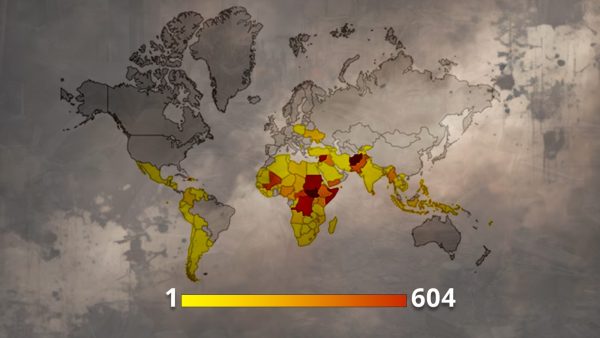 Heat Map of Violent Incidents Against Humanitarian Personnel (1997-2024)